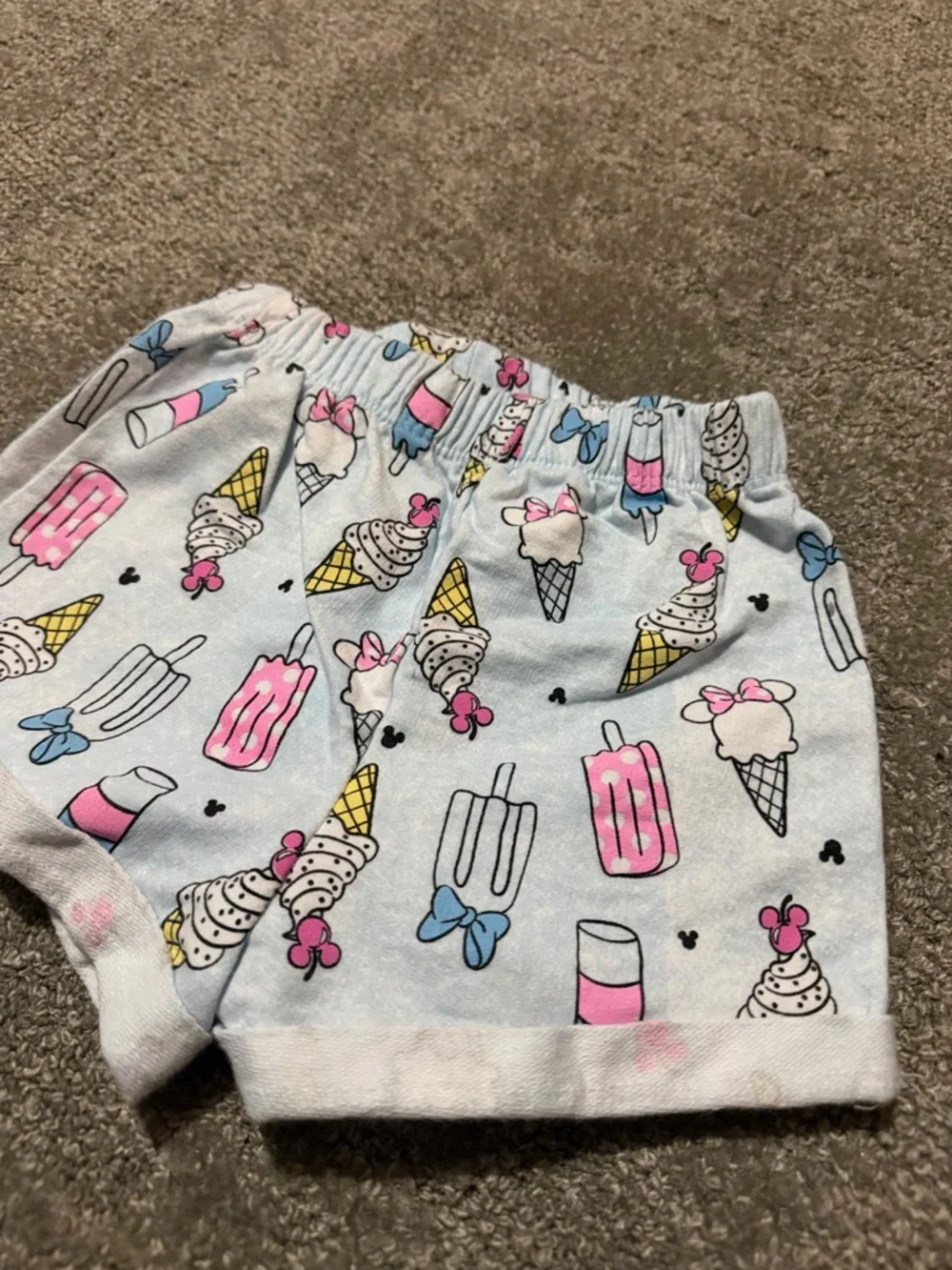 Disney Jr. Minnie Mouse 3T‎ ice cream themed shorts super cute and soft